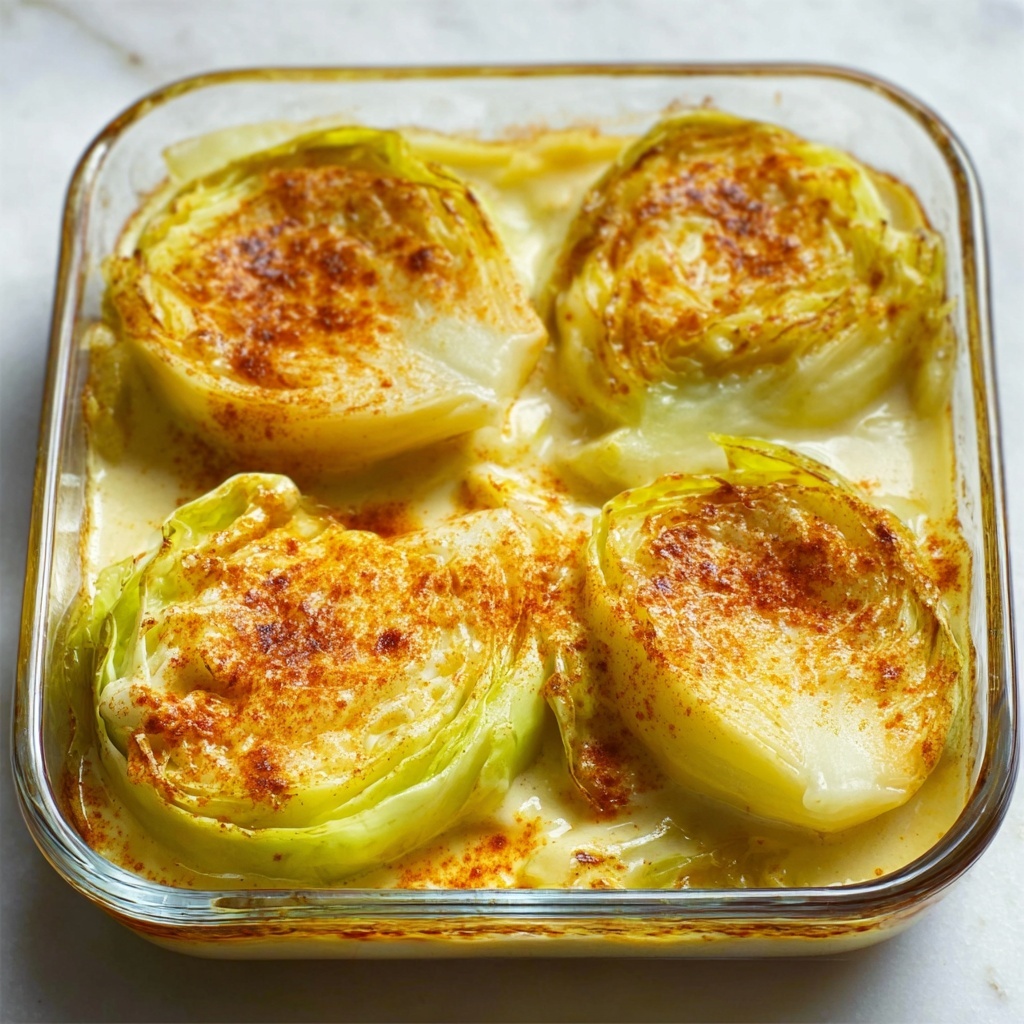 Escalloped Cabbage with Cheddar and Mozzarella Recipe - Recipe Image