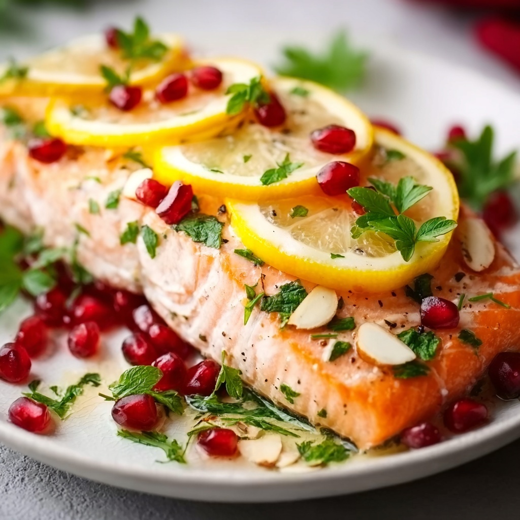 Christmas Baked Salmon Recipe - Recipe Image