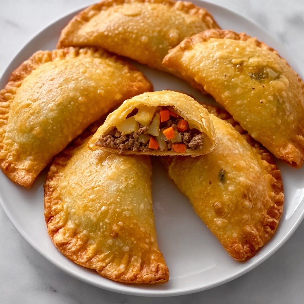 Classic Baked or Fried Empanadas with Ground Meat and Spices Recipe - Recipe Image