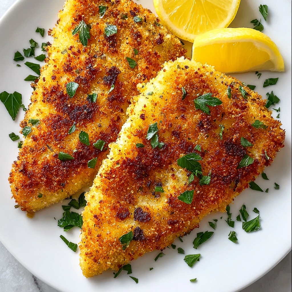 Crispy Fried Flounder with Homemade Tartar Sauce Recipe - Recipe Image