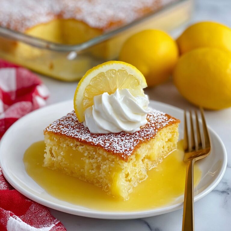 Luscious Lemon Pudding Cake Recipe