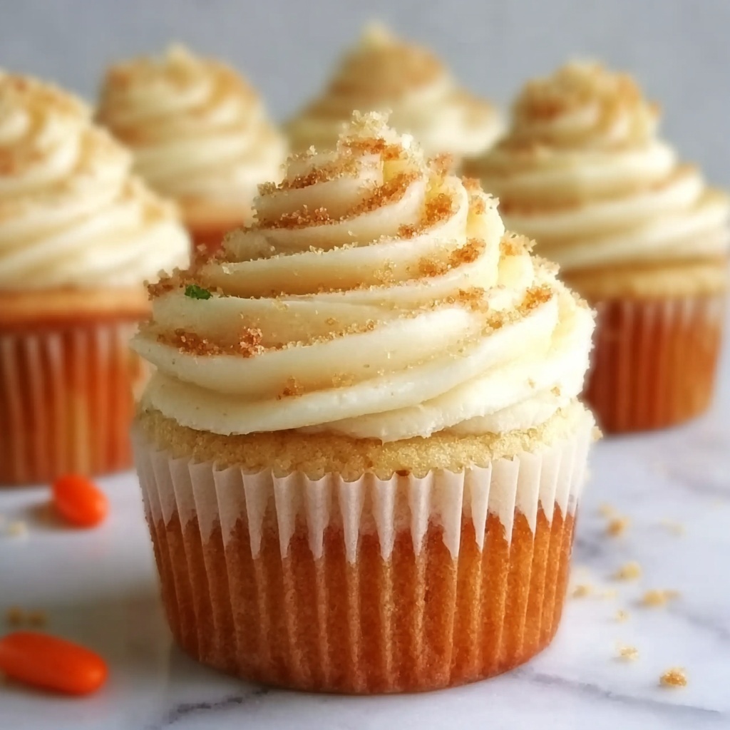 Pumpkin Cupcakes with Cinnamon Cream Cheese Frosting Recipe - Recipe Image