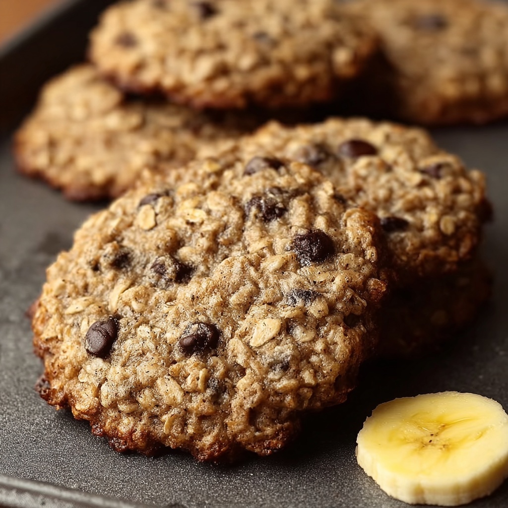 Banana Oatmeal Cookies Recipe - Recipe Image