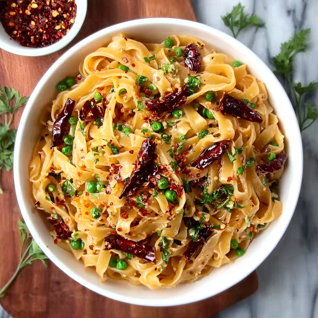 Spicy Garlic Chili Noodles: A Quick Flavor Explosion! Recipe - Recipe Image