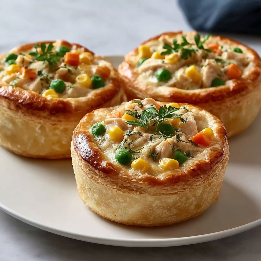 Mini Chicken Pot Pies: Easy Recipe for Cozy Comfort! Recipe - Recipe Image
