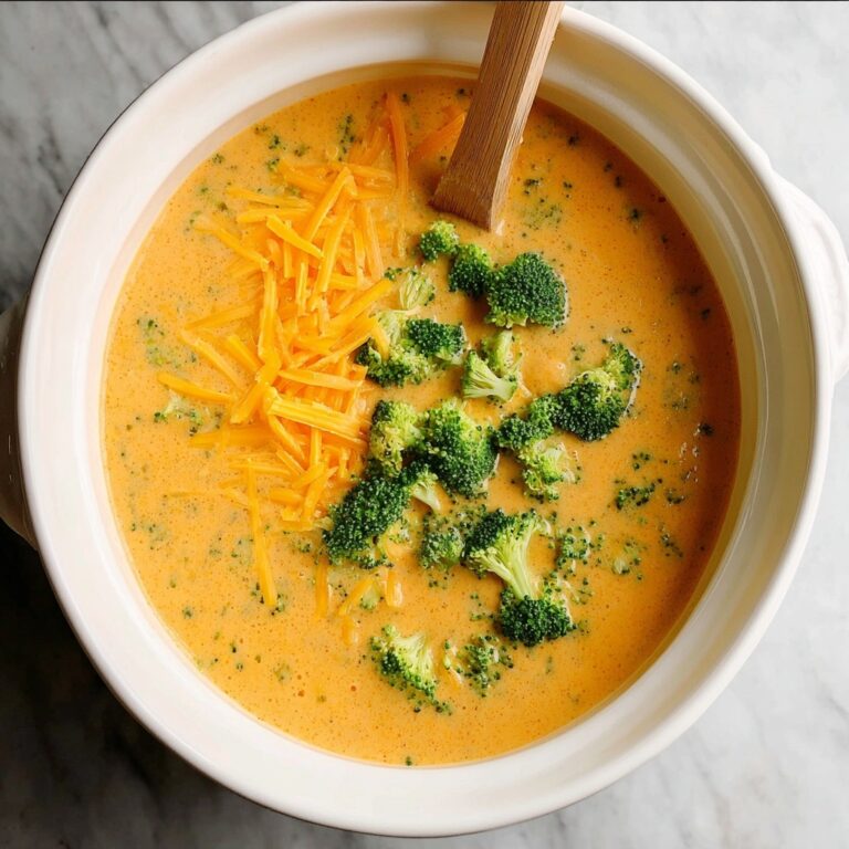 Slow Cooker Broccoli Cheese and Potato Soup Recipe