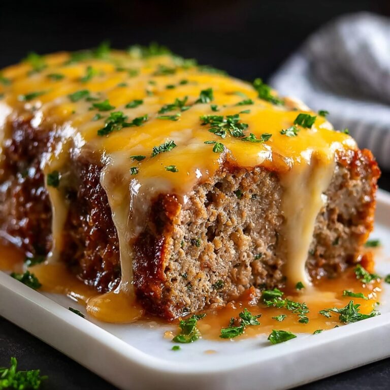 Melt-in-Your-Mouth Garlic Parmesan Chicken Meatloaf Recipe