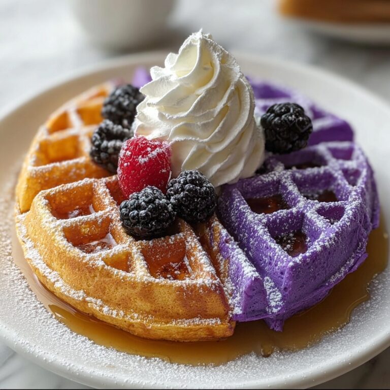 Ultimate Crispy Ube Waffles Recipe