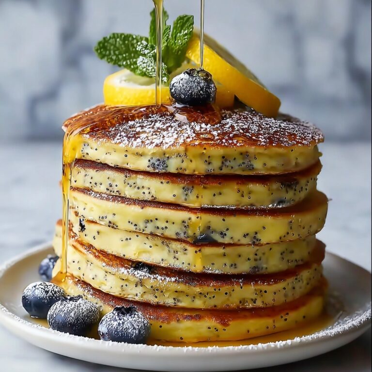 Lemon Poppy Seed Pancakes Recipe