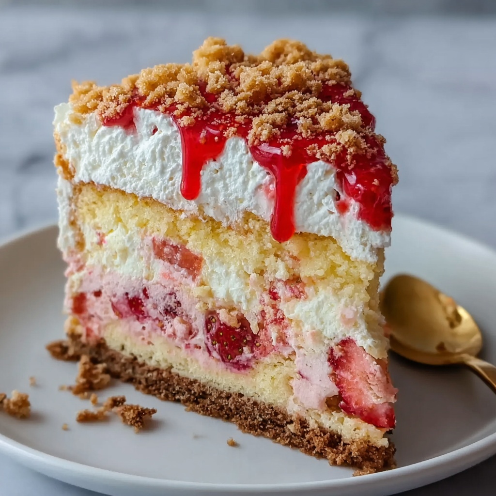 Strawberry Shortcake Cheesecake: A Delightful Recipe! Recipe - Recipe Image
