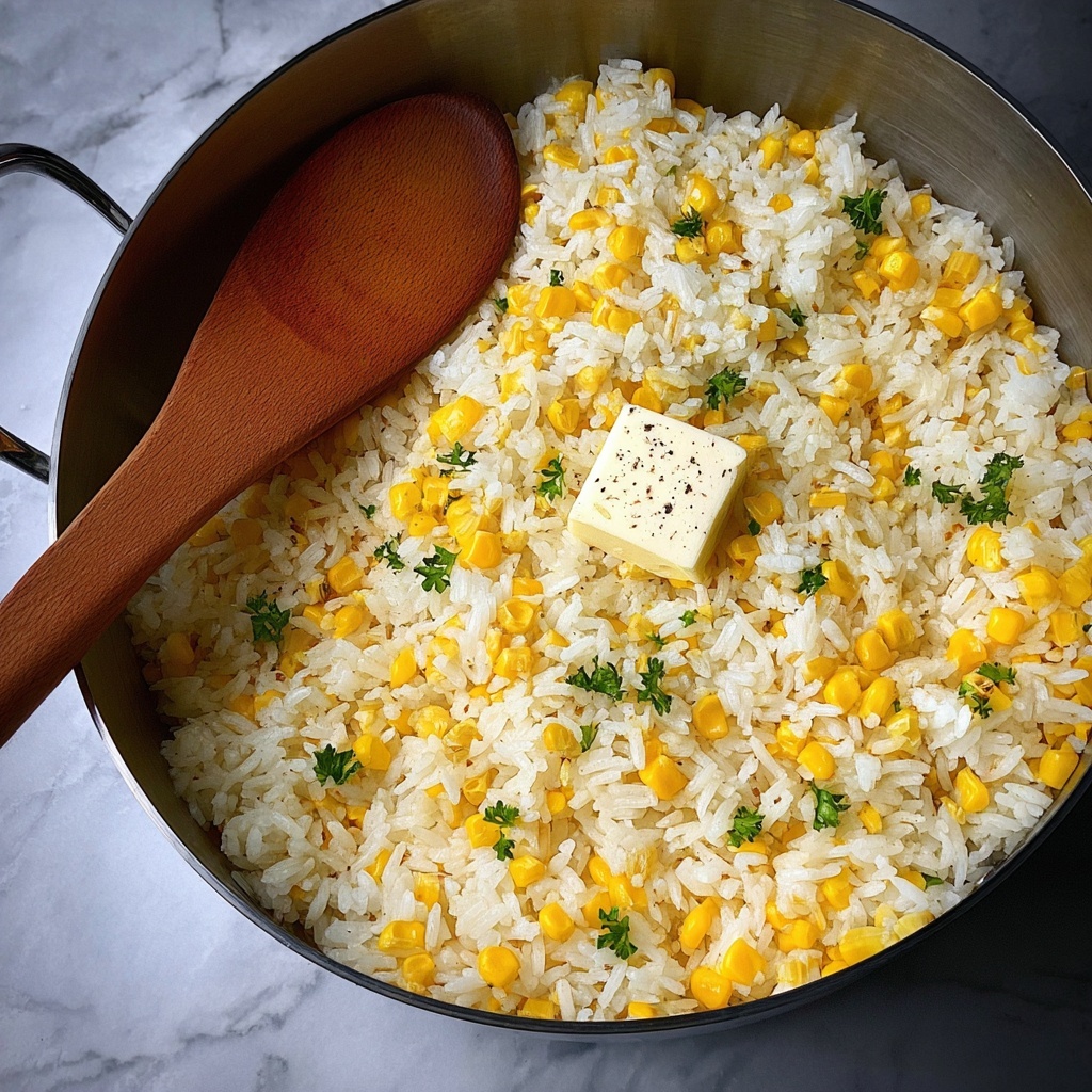 Buttered Corn Rice Recipe - Recipe Image