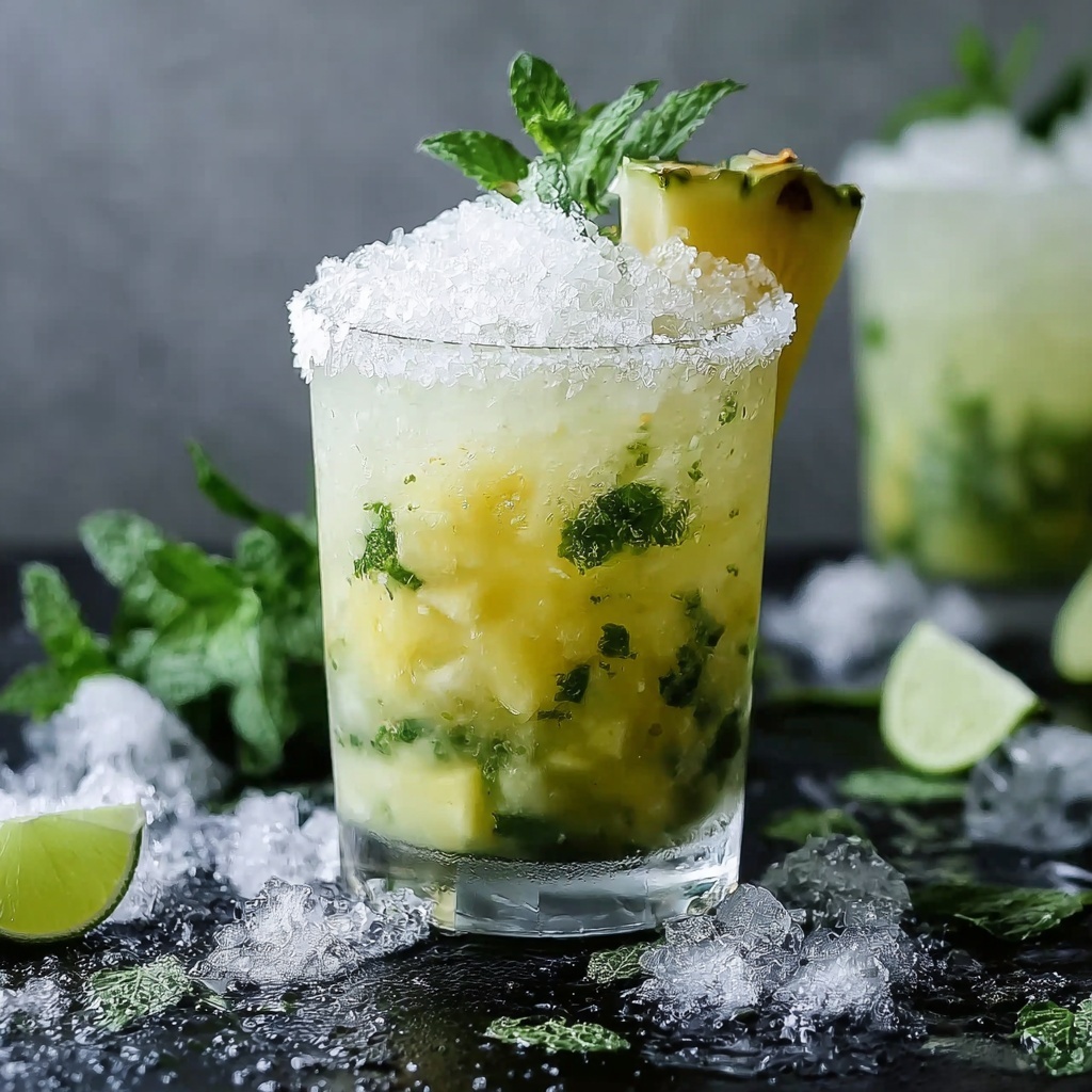 Pineapple Coconut Mojito Recipe - Recipe Image