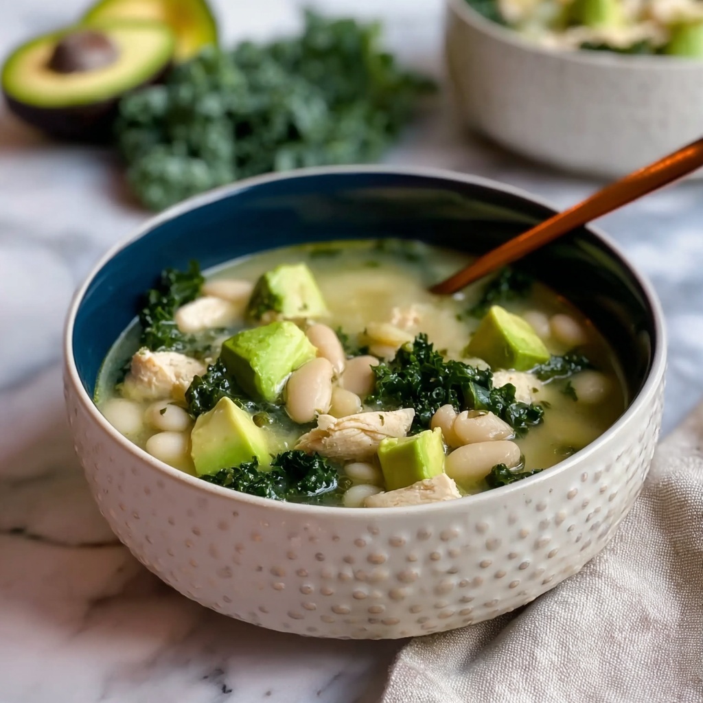 Chicken and Kale White Bean Chili Recipe - Recipe Image