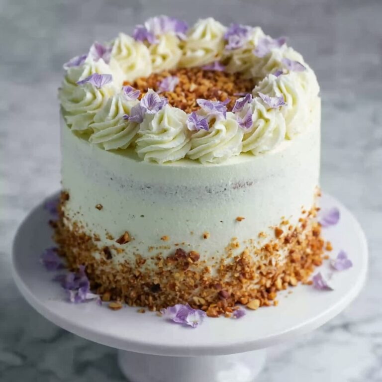 Vanilla Bean Pistachio Cake Recipe