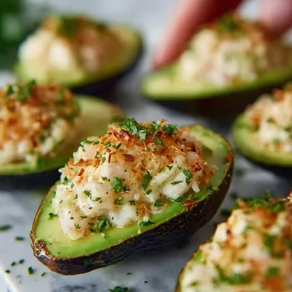 Crab Stuffed Avocados Recipe - Recipe Image