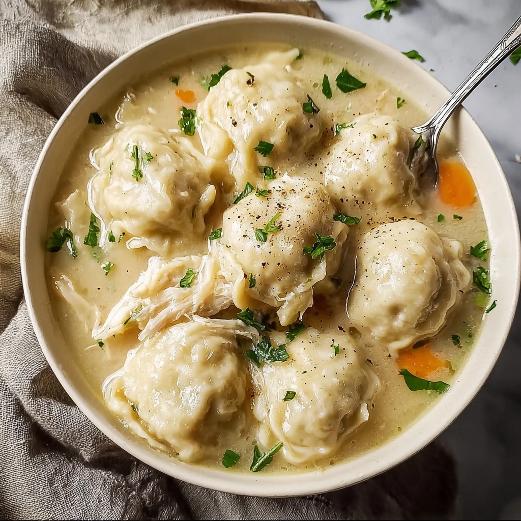 Creamy Chicken and Dumplings Recipe - Recipe Image