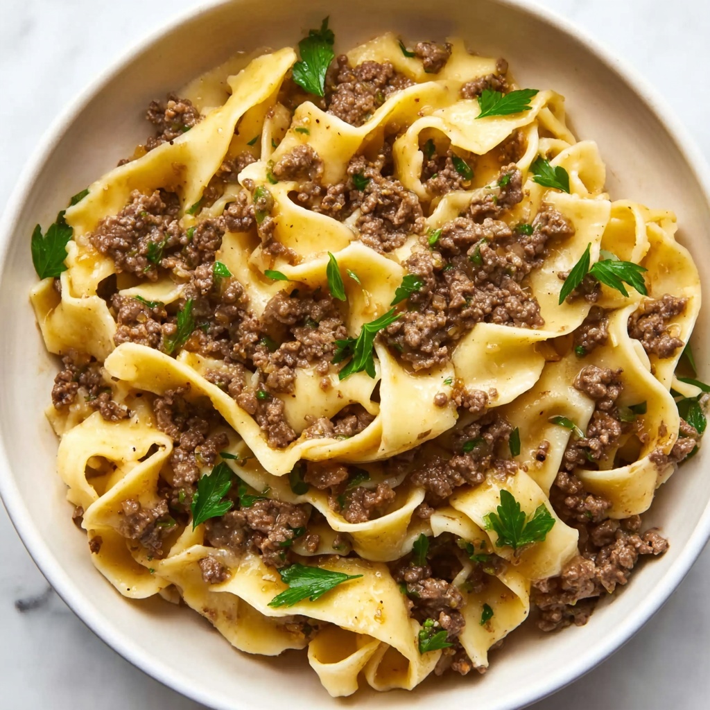 Easy Beef and Noodles Recipe - Recipe Image