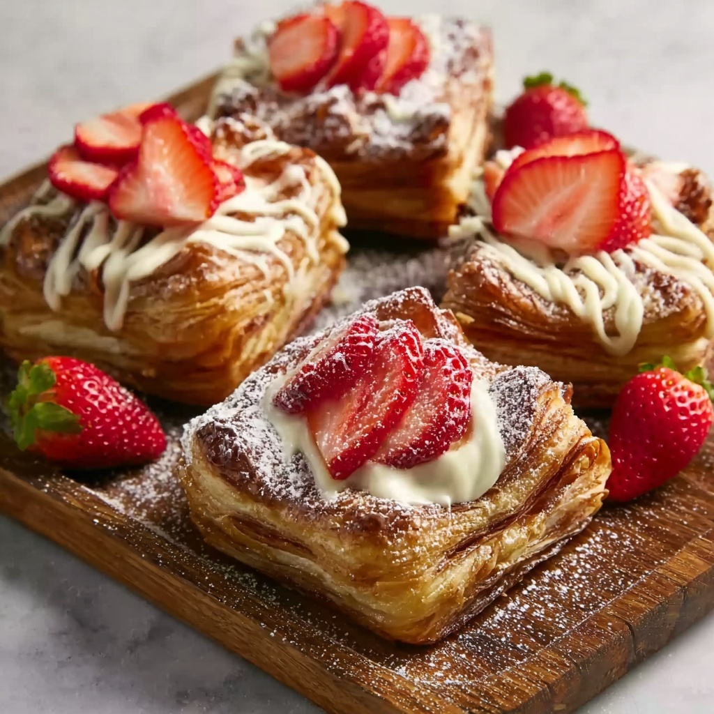 Strawberry Danish Recipe - Recipe Image