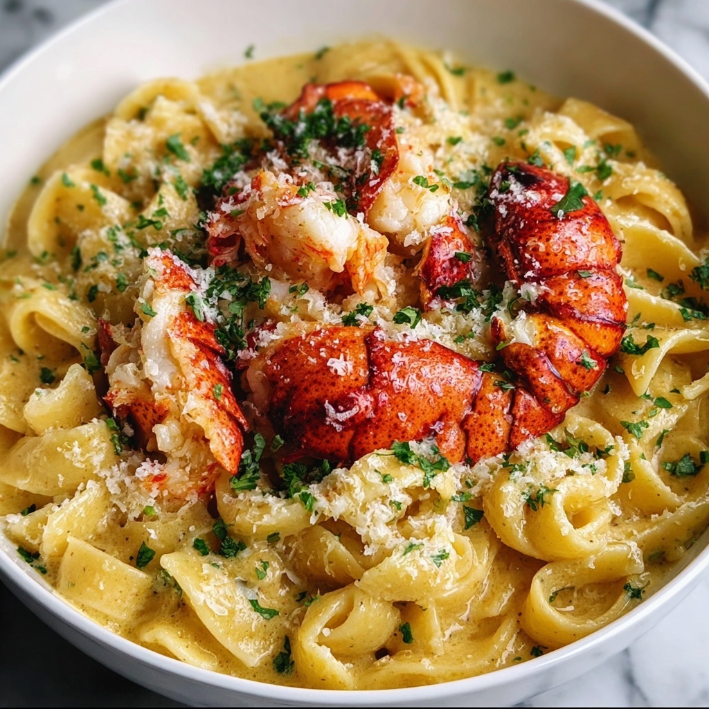 Creamy Spicy Lobster Pasta Recipe - Recipe Image