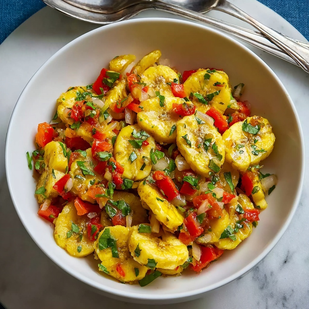 Jamaican Saltfish with Ripe Mango and Banana Recipe - Recipe Image