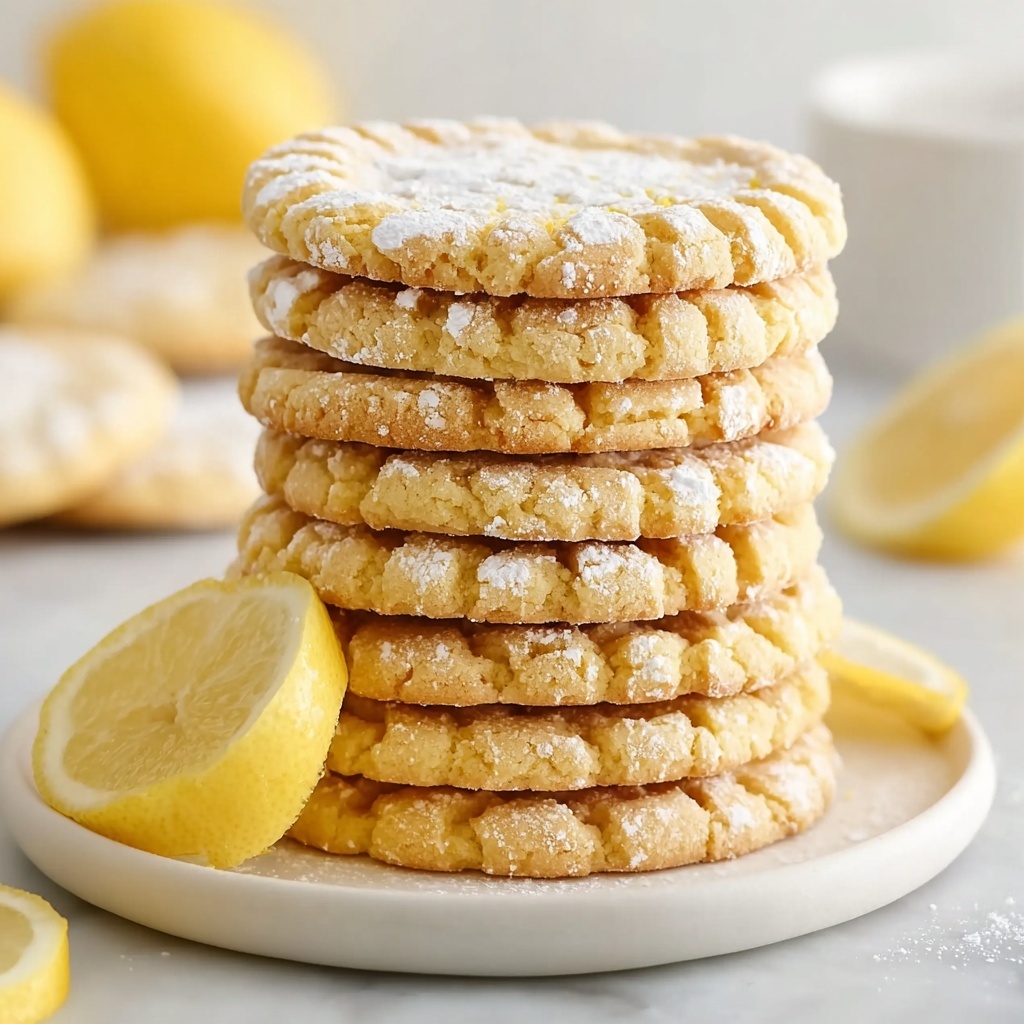 Gluten-Free Almond Flour Lemon Cookies Recipe - Recipe Image