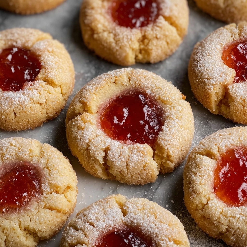 Rhubarb Thumbprint Cookies Recipe - Recipe Image