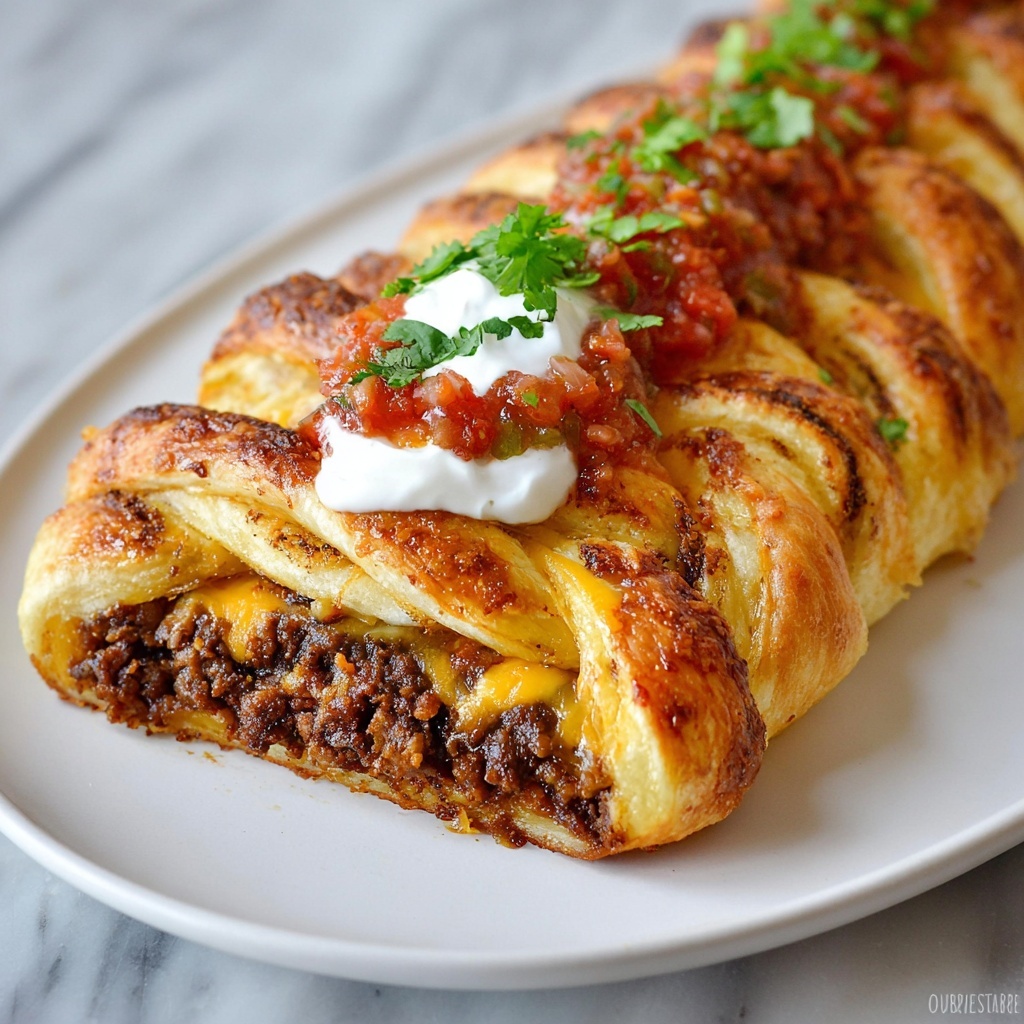 Taco Braid Recipe - Recipe Image