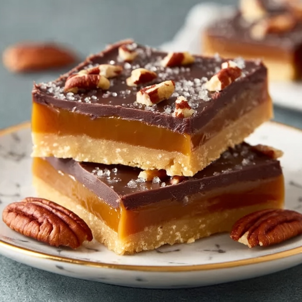 Turtle Bars Recipe - Recipe Image