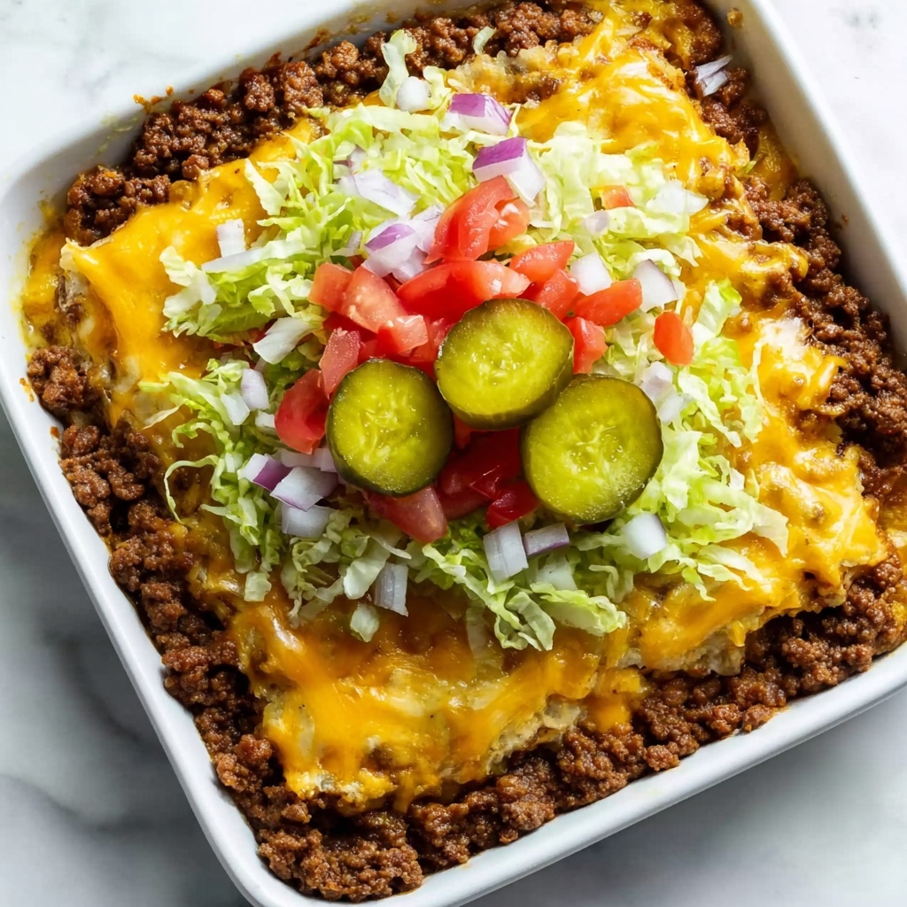 Big Mac Casserole Recipe - Recipe Image