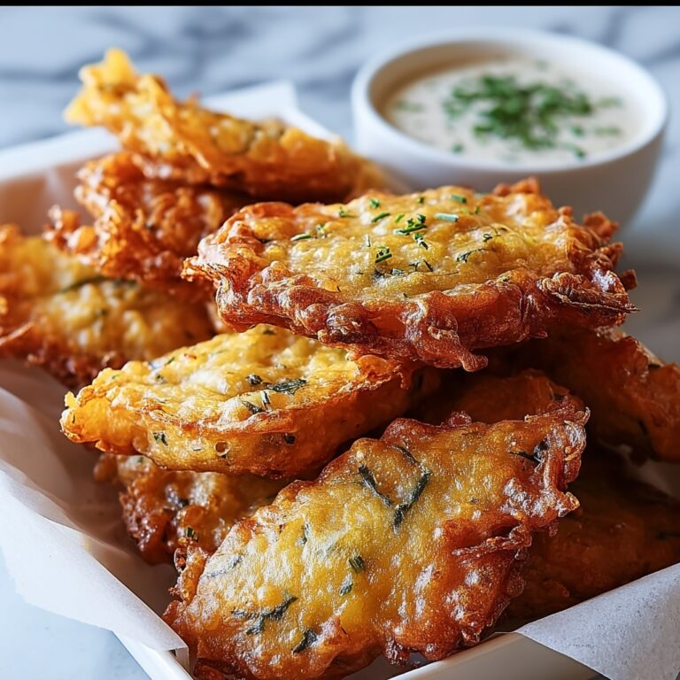 Dill Pickle Chicken Fritters Recipe