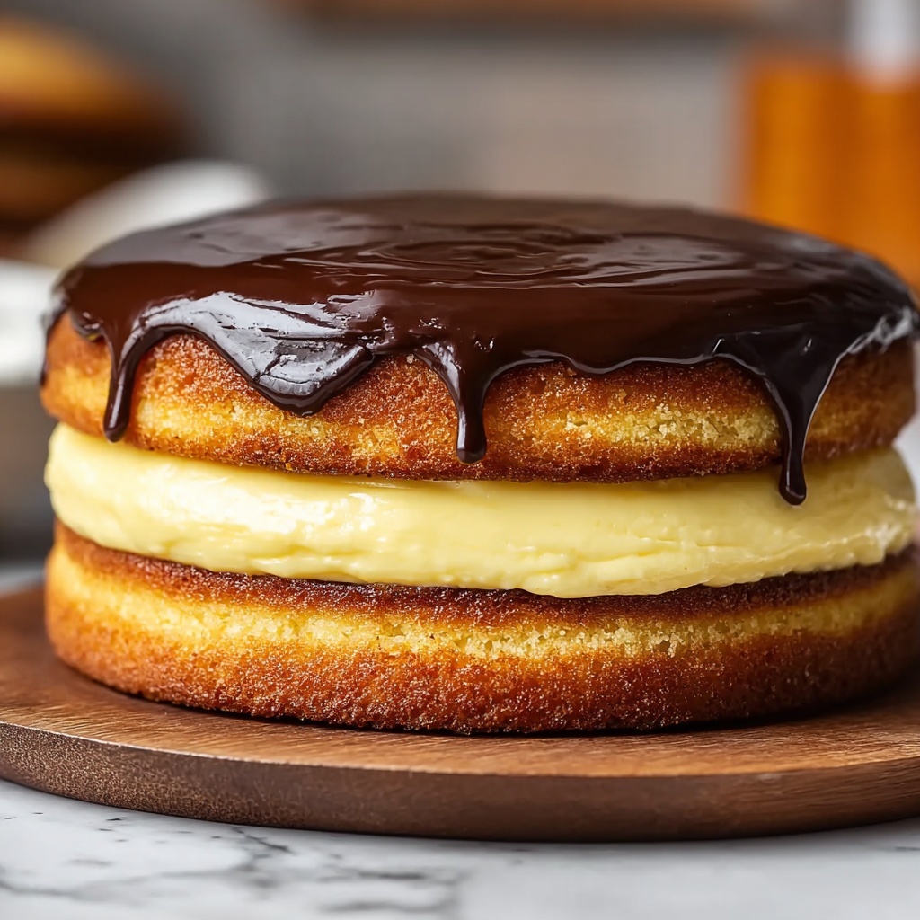Boston Cream Cake Recipe - Recipe Image