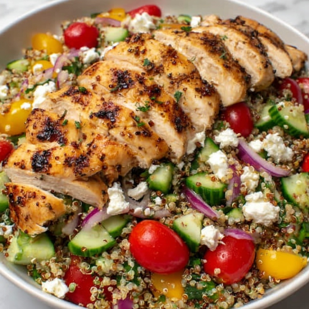 Greek Chicken with Quinoa Salad: 5 Vibrant Flavor Boosts Recipe - Recipe Image