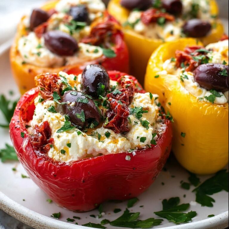 Mediterranean Stuffed Mini Peppers: 5 Savory Delights to Enjoy Recipe