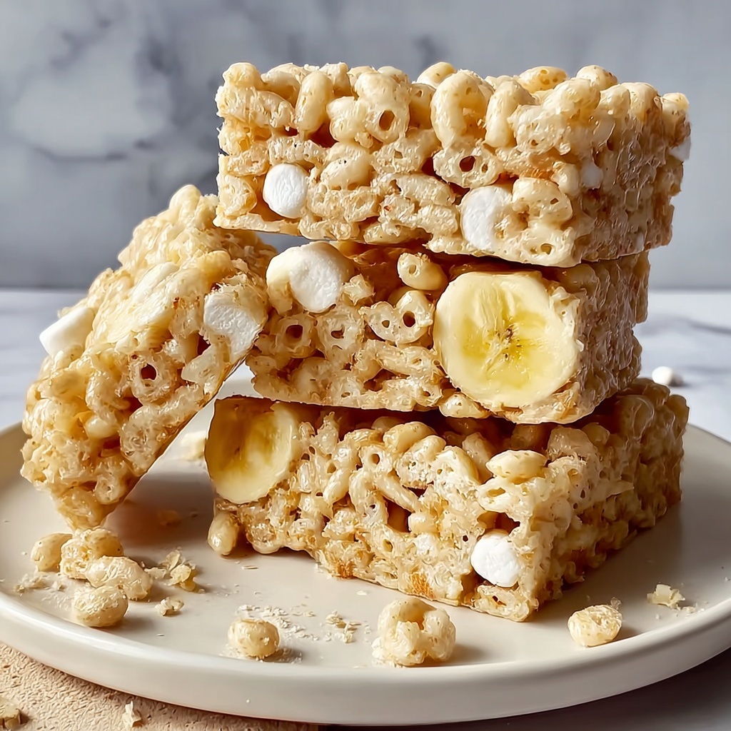 Banana Pudding Rice Krispie Treats: 7 Comforting Bites Recipe - Recipe Image