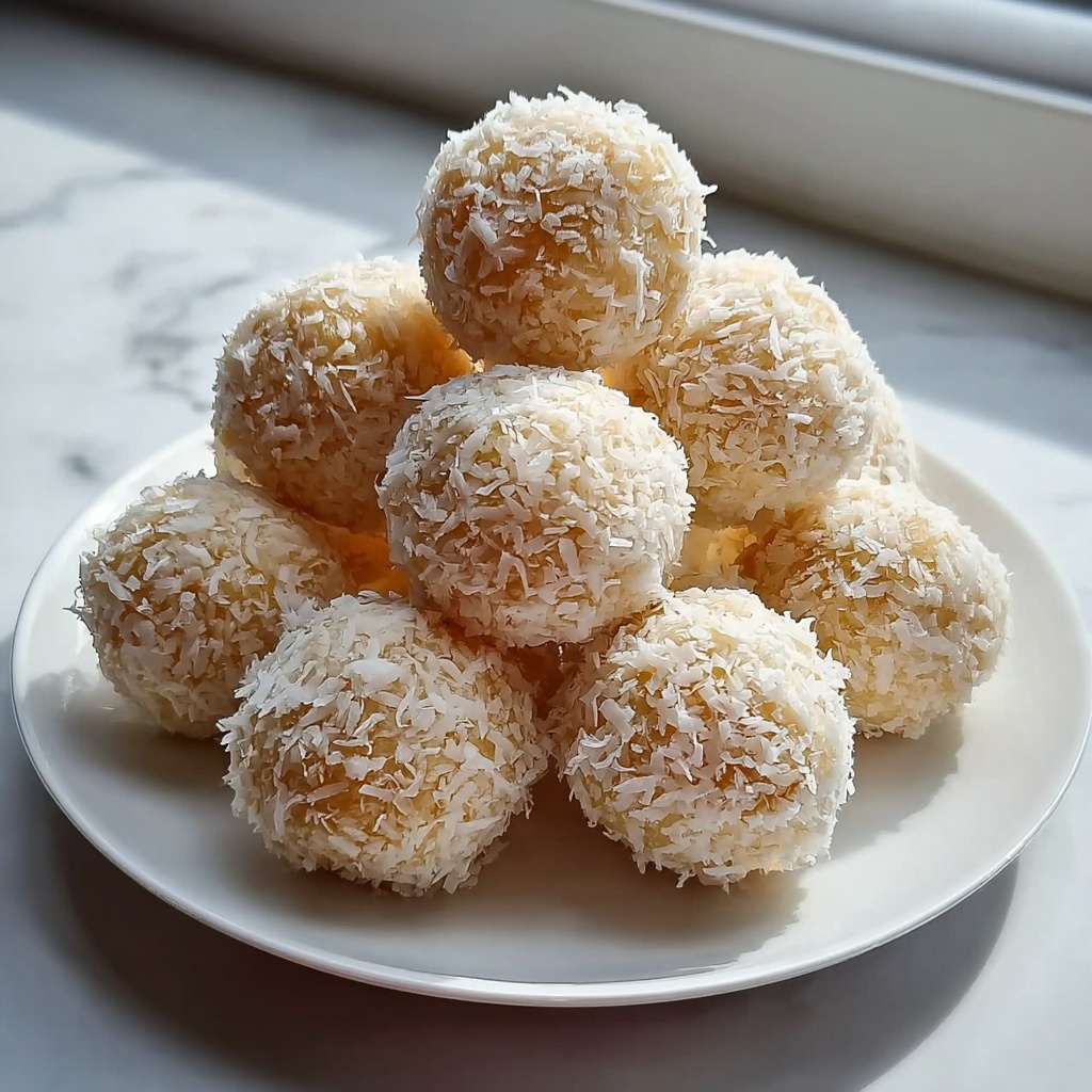 Coconut Lemon Cream Cheese Truffles Recipe - Recipe Image