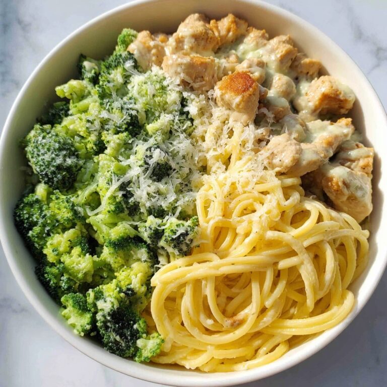 Cheesy Garlic Chicken and Broccoli Pasta Recipe