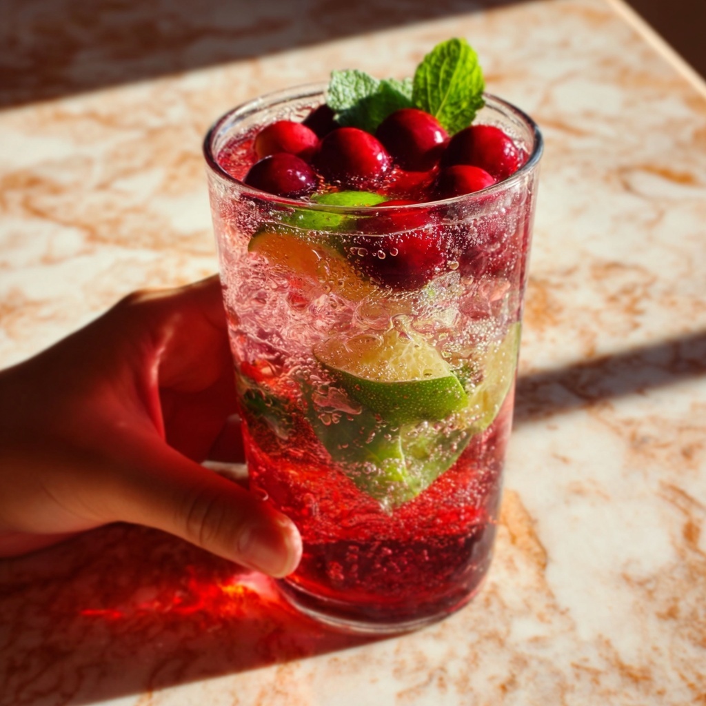 Christmas Cranberry Sparkler Recipe - Recipe Image