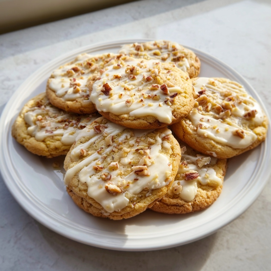 Christmas Maple Pecan Cookies Recipe - Recipe Image