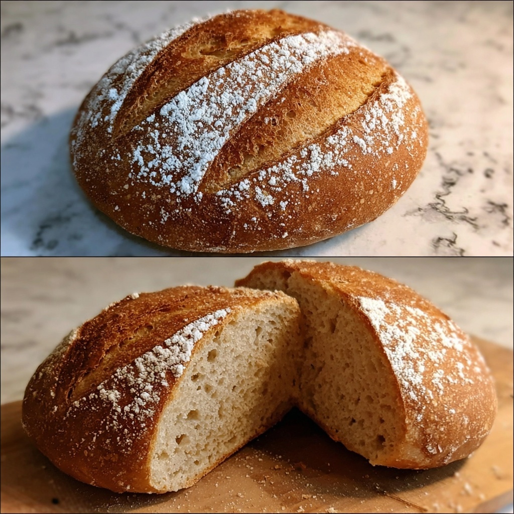 Homemade Sourdough Bread Recipe - Recipe Image