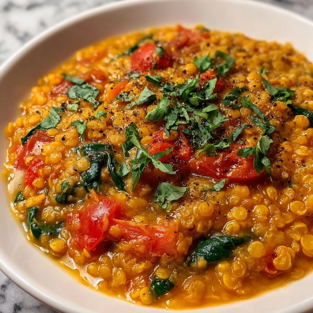 Vegan Red Lentil Curry Recipe - Recipe Image