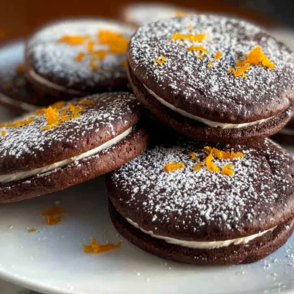 Chocolate Orange Shortbread Cookies Recipe - Recipe Image