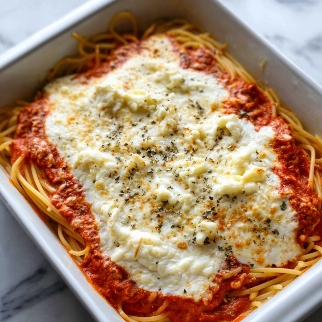 Baked Cream Cheese Spaghetti Recipe - Recipe Image