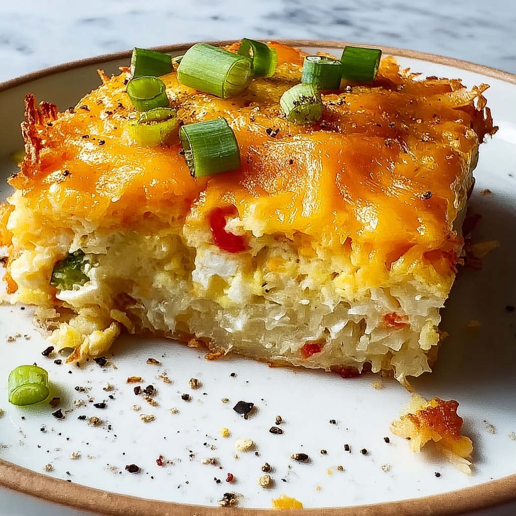 Hashbrown Breakfast Bake: 7 Comforting Layers of Joy Recipe - Recipe Image