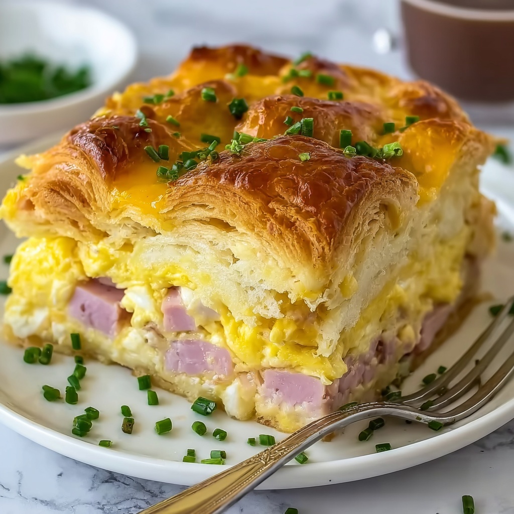 Croissant Breakfast Casserole: 7 Indulgent Ways to Enjoy Recipe - Recipe Image