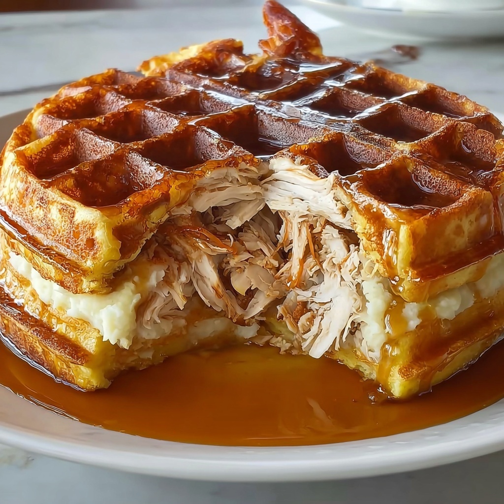 Chicken & Waffles Breakfast Bake Recipe - Recipe Image