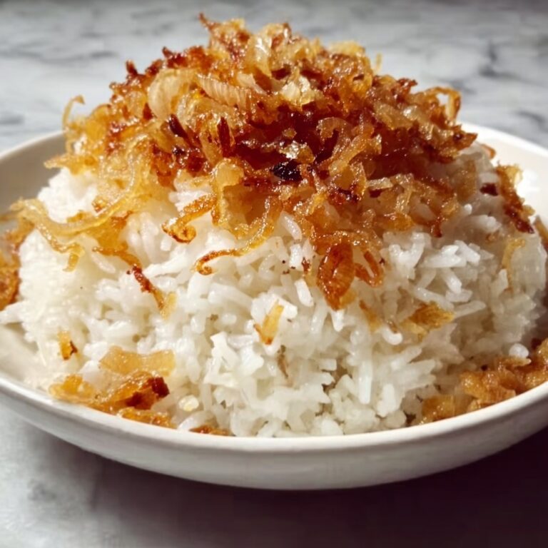 Savory Golden Onion Butter Jasmine Rice Recipe