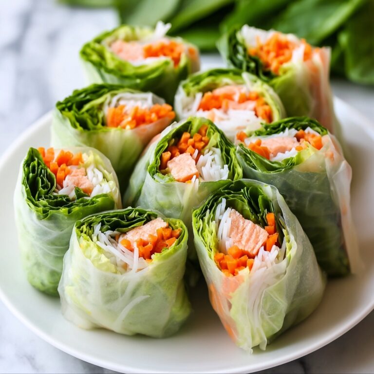 Savory Smoked Salmon Spring Rolls with Spicy Mayo and Pickled Onions Recipe