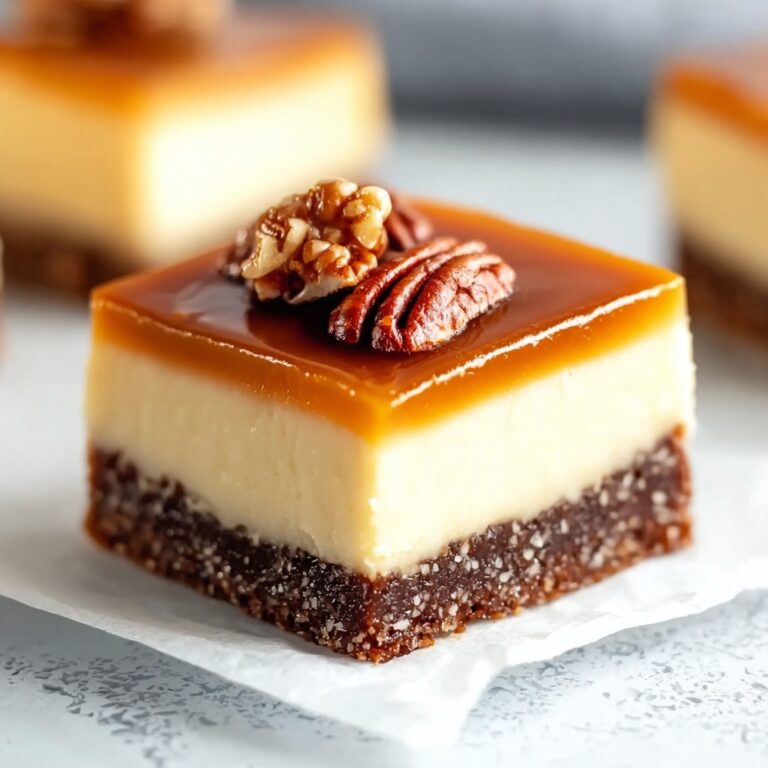 Keto Salted Caramel Cheesecake Bars Recipe