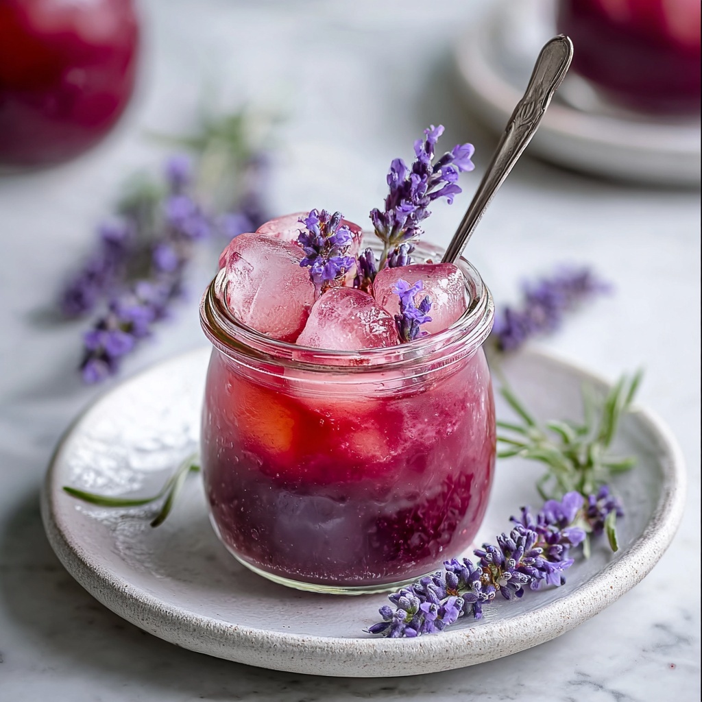 Rhubarb and Lavender Jam: A Sweet Floral Preserve for Toast Recipe - Recipe Image