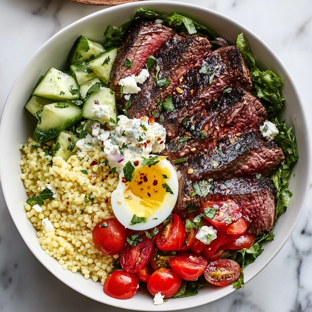 Mediterranean Steak Bowl Recipe - Recipe Image